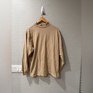 Vintage TaylorMade Mock Neck L/S Golf Shirt Size Medium Bin 1